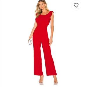 Super down red jumpsuit new with tags